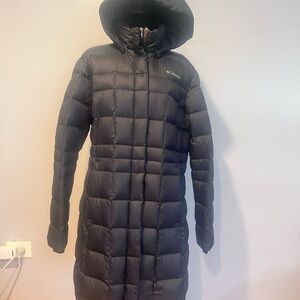 Columbia Women's Black Omni-Heat long puffer Coat